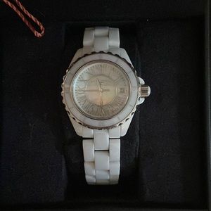 Swiss Legend Ceramic Mother of Pearl Watch